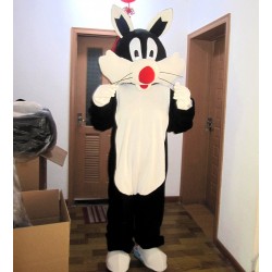 Black Cat Mascot Costume