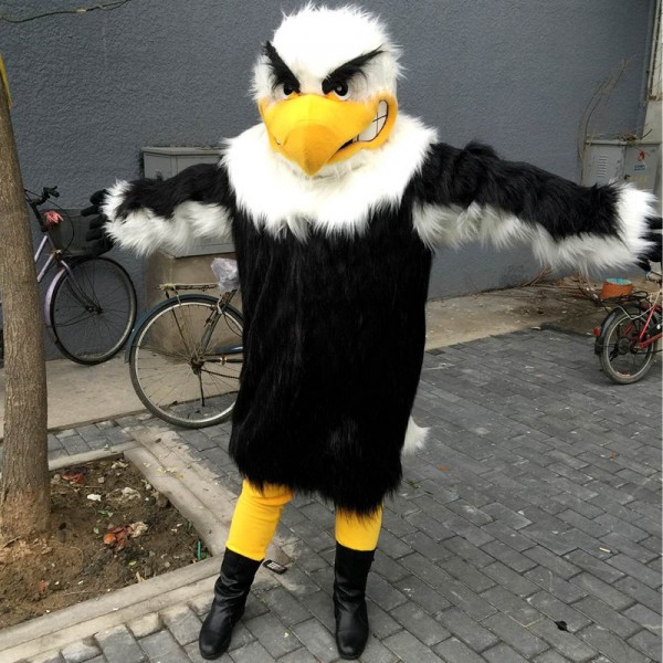 Black Hawk Mascot Costume