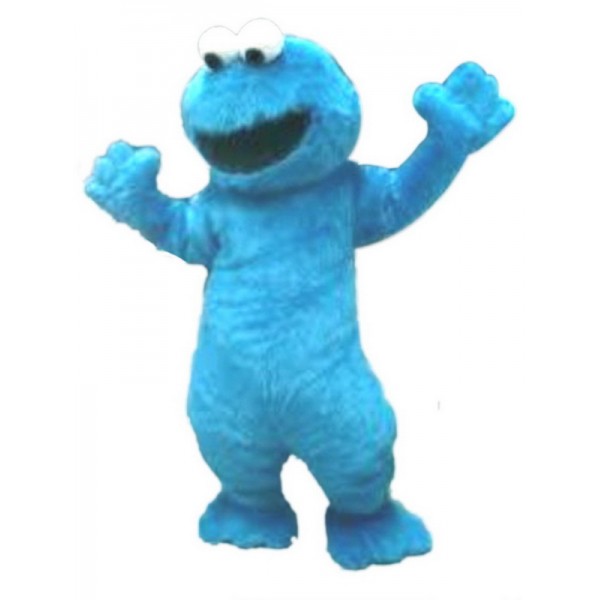 BLUE Elmo Mascot Costume BLUE Elmo Mascot Costume