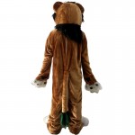 Brown Lion Dog Fox Mascot Costume