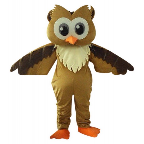 Brown Owl Mascot Costume