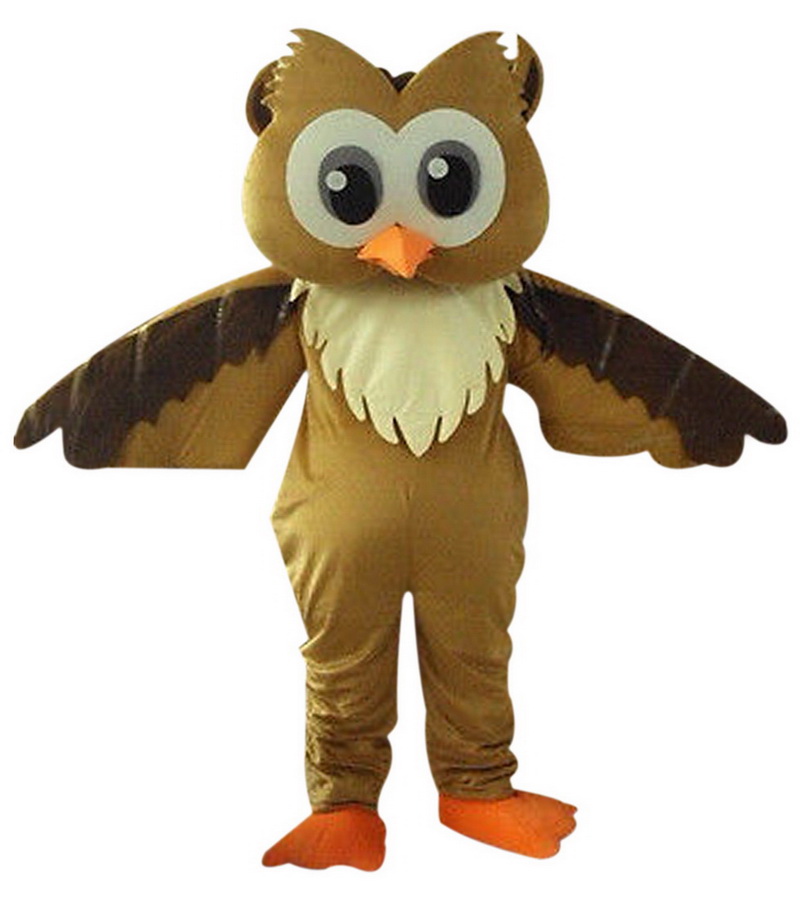 Mascot | Brown Owl Mascot Costume - Animal Mascot