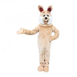 Brown Rabbit Mascot Costume