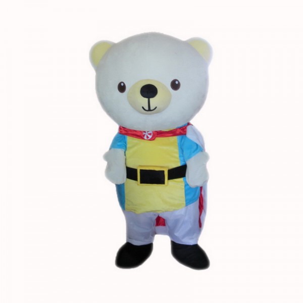 Ehite Bear Mascot Costume