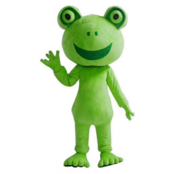 Green Frog Mascot Costume
