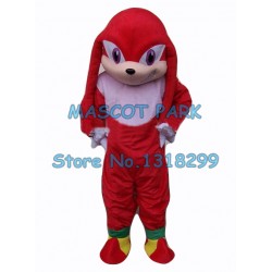 popular cartoon Kunckles Echidna Mascot Costume