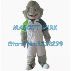 young grey gorilla Mascot Costume
