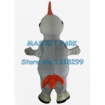 cool big white rooster Mascot Costume