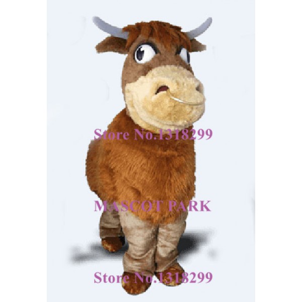 Two Person Funny Cattle Cow Mascot Costume