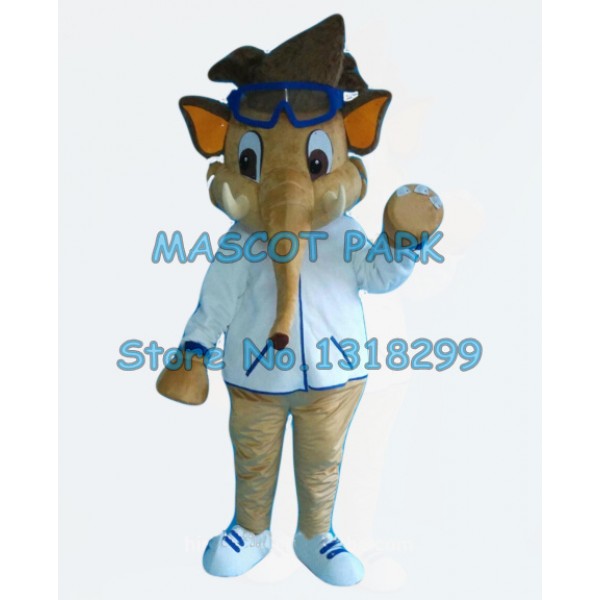 cool elephant boy Mascot Costume