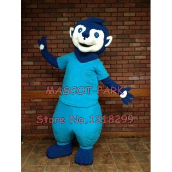 blue Meerkat Mascot Costume
