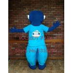 blue Meerkat Mascot Costume