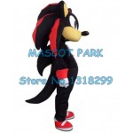 popular cartoon black shadow hedgehog Mascot Costume