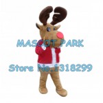 new Christmas reindeer moose Mascot Costume