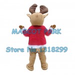 new Christmas reindeer moose Mascot Costume