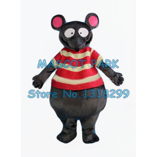 big dack grey rat mouse Mascot Costume