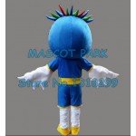 little blue luky bird Mascot Costume