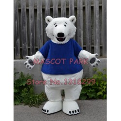 new quality polar bear Mascot Costume