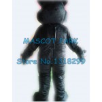 Happy Black Bear Mascot Costume