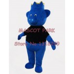 customized blue king pig Mascot Costume
