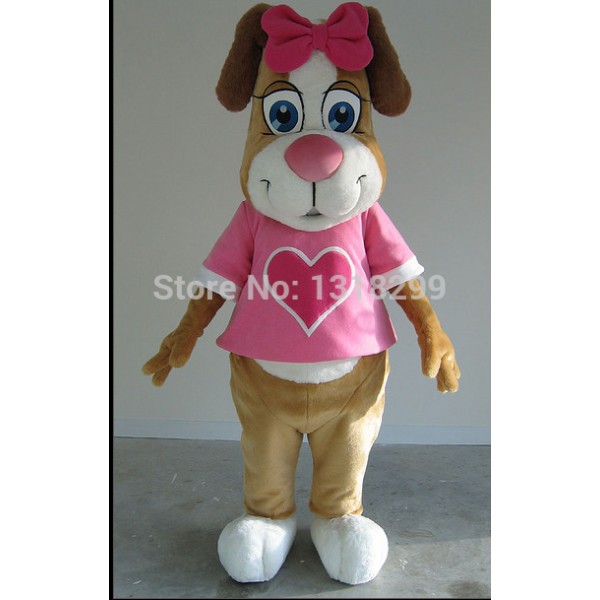 cute female dog Mascot Costume