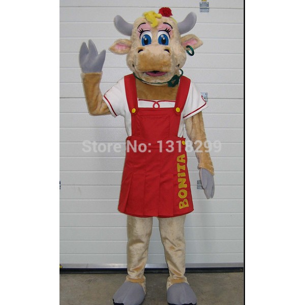 female cow Mascot Costume