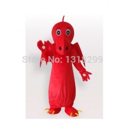 Red Dinosaur Dragon Mascot Costume