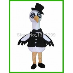 Mr.Crane Bird Mascot Costume