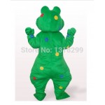 Colorful Frog Prince Mascot Costume