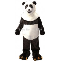 Smiling Panda Mascot Costume