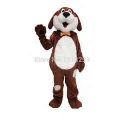 Buddy white &amp; Brown Dog Mascot Costume