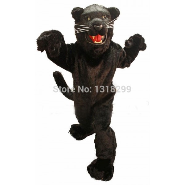 Fierce Black Panther Mascot Costume