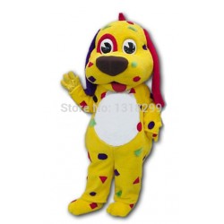 Yellow Dog Puppy Mascot Costume