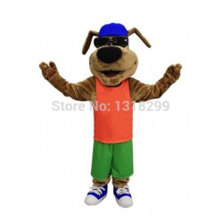 Cool Dog LUCKY DOLLAR Mascot Costume