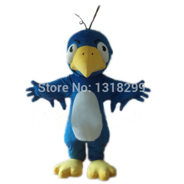 Little Blue Bird Mascot Costume