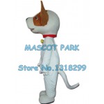 white dog Mascot Costume
