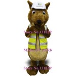 Squirrel traffic police Mascot Costume 