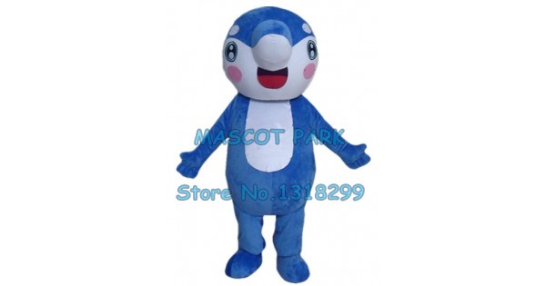 blue whale Mascot Costume