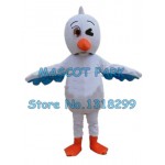 white stork Mascot Costume