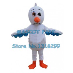 white stork Mascot Costume
