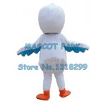 white stork Mascot Costume