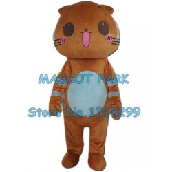 brown cat Mascot Costume