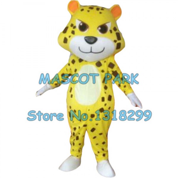 cute cheetah Mascot Costume