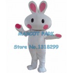 white rabbit Mascot Costume