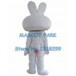 white rabbit Mascot Costume