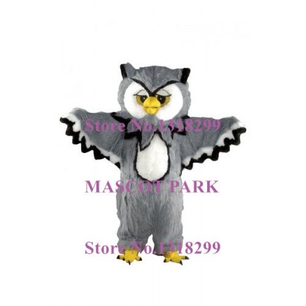 Super Adorable Smart Grey Owl Adult Costume