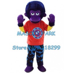 purple orangutan Mascot Costume
