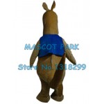 blue Kangaroo Mascot Costume