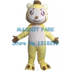yellow fox Mascot Costume