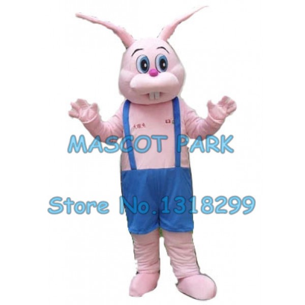 pink bunny bugs Mascot Costume